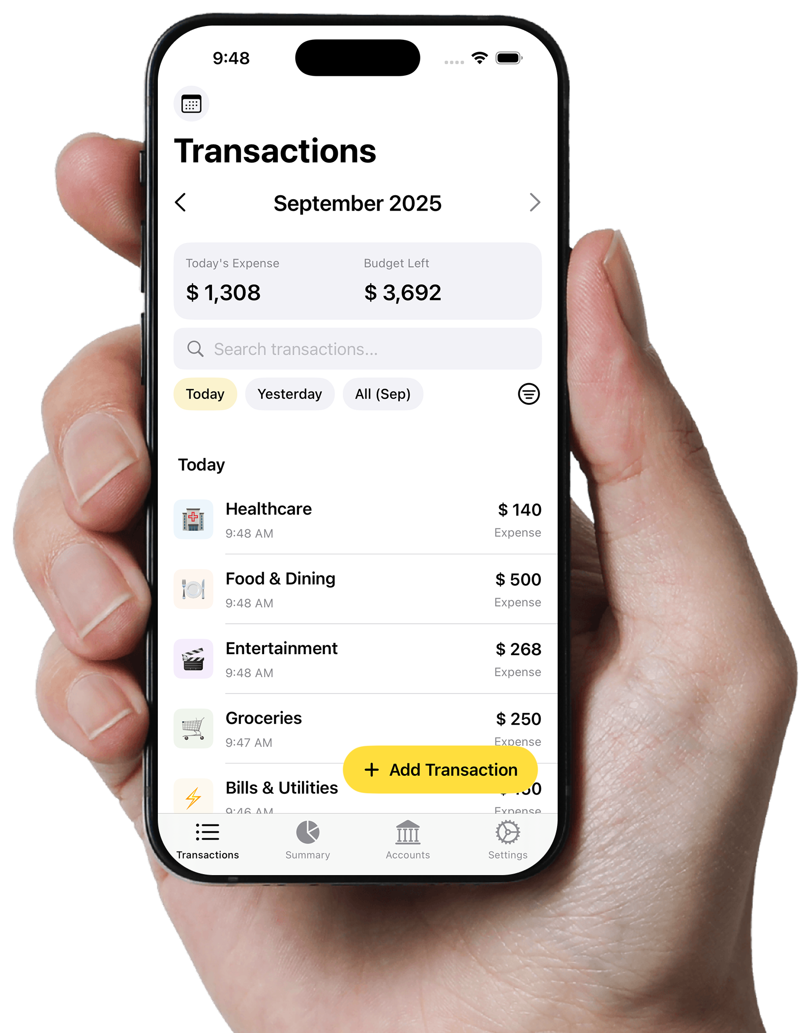BalanceBee App Screenshot